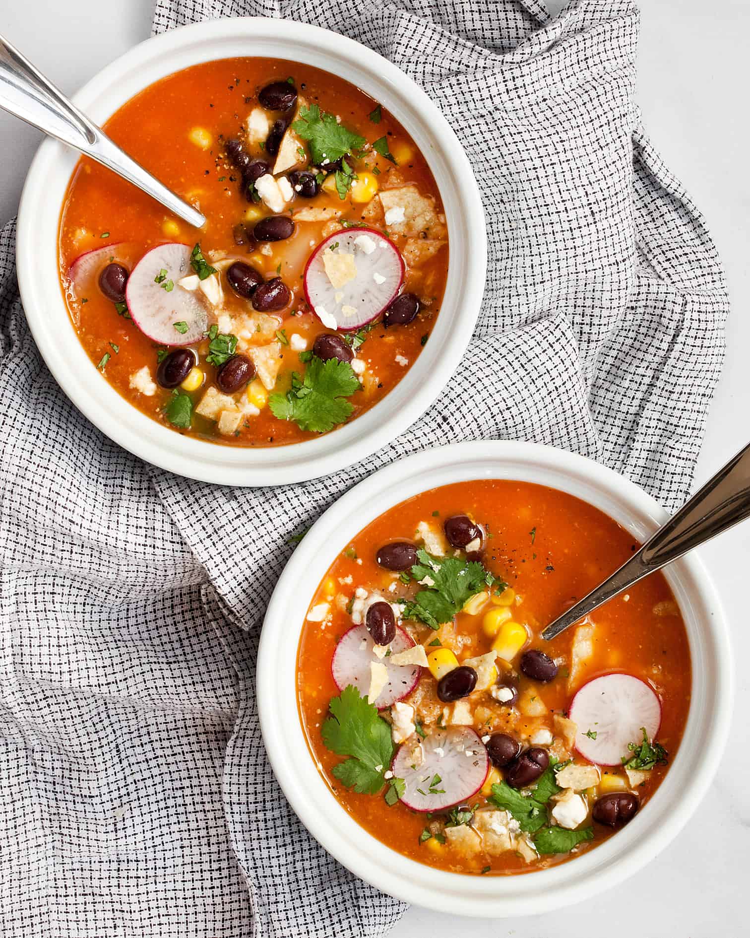 Tortilla Soup with Black Beans & Corn | Last Ingredient