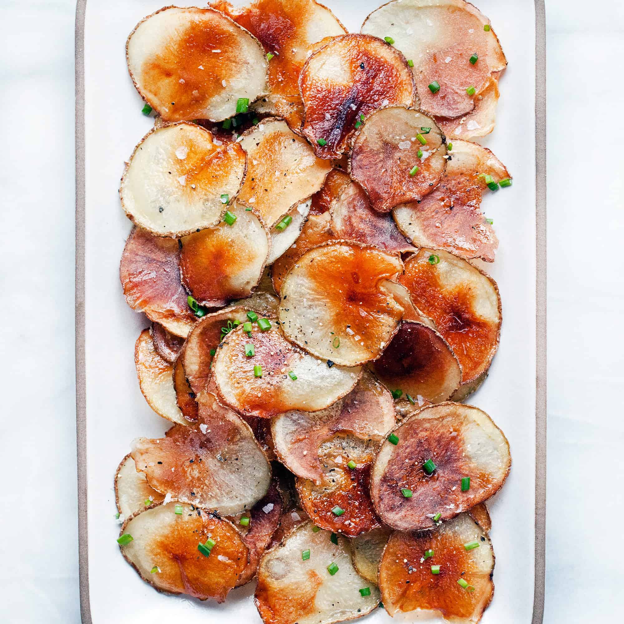 OvenBaked Potato Chips with Sea Salt Last Ingredient