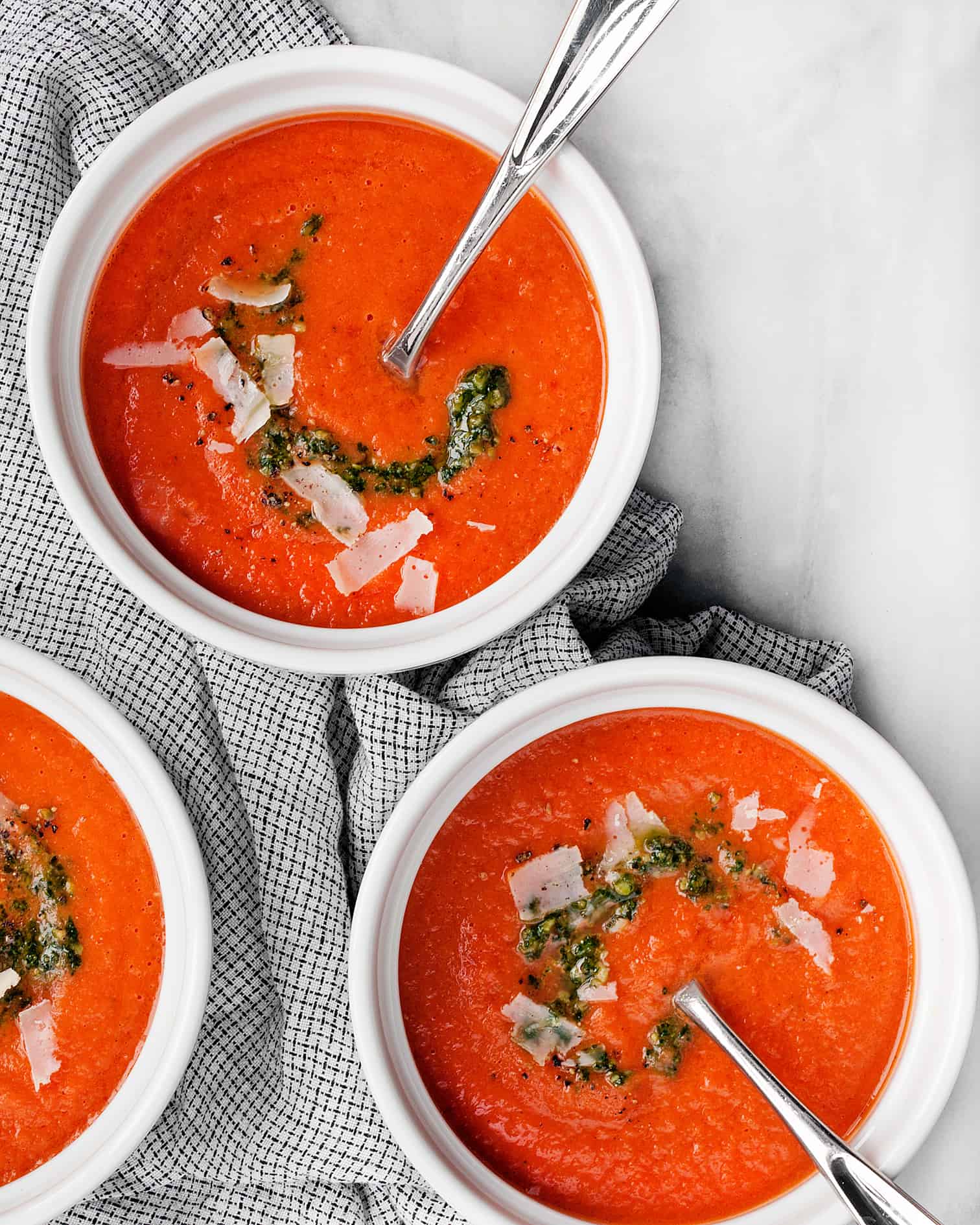 Roasted Tomato Soup with Canned Tomatoes Last Ingredient