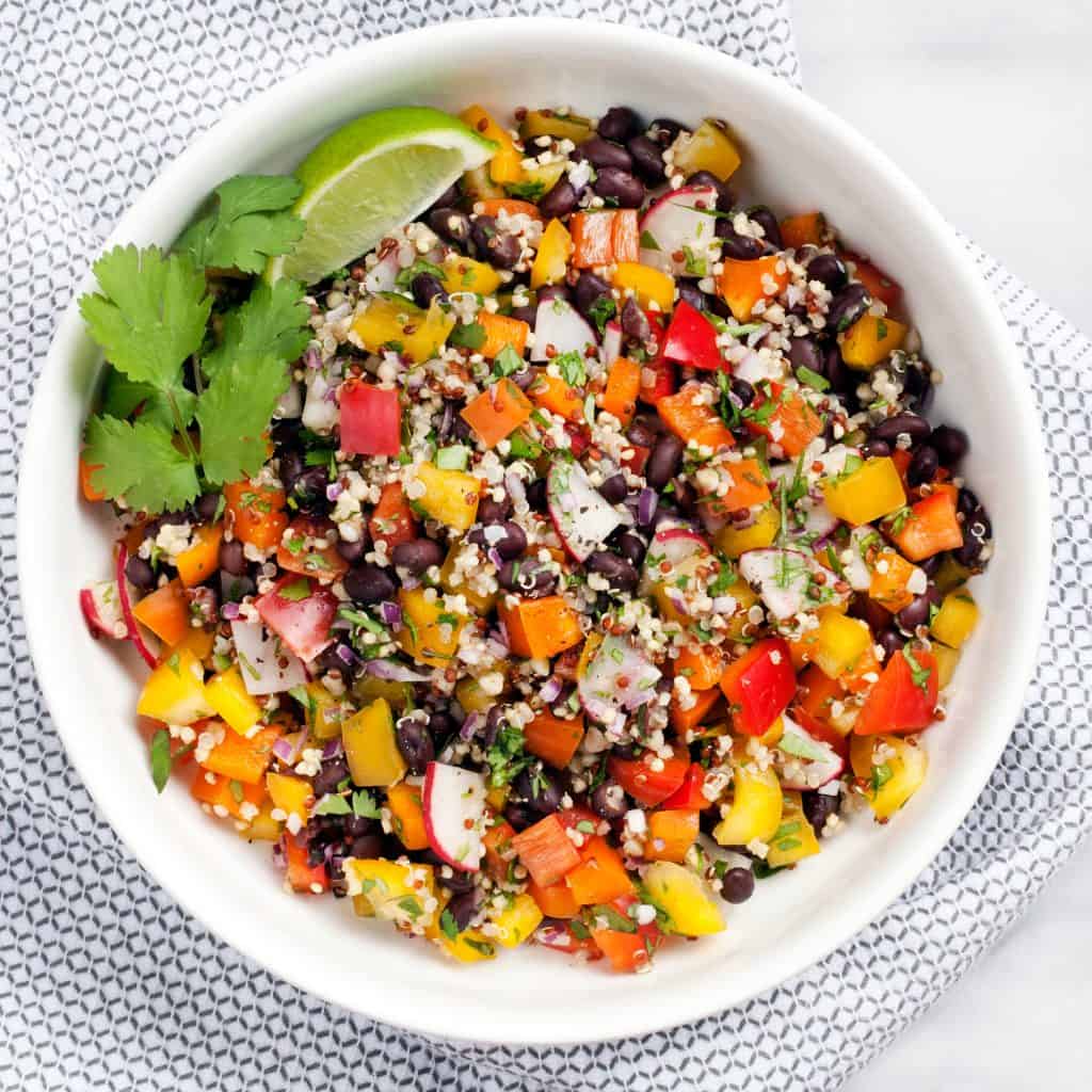 Black Bean Quinoa Salad Last Ingredient