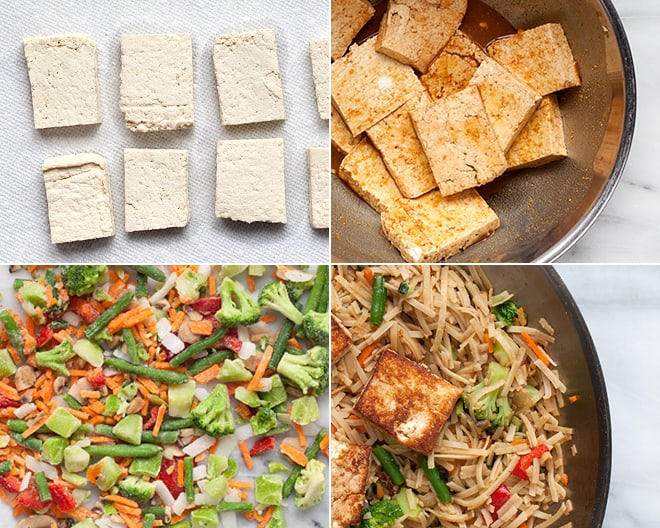 Mixed Veggie Tofu Stir-Fry