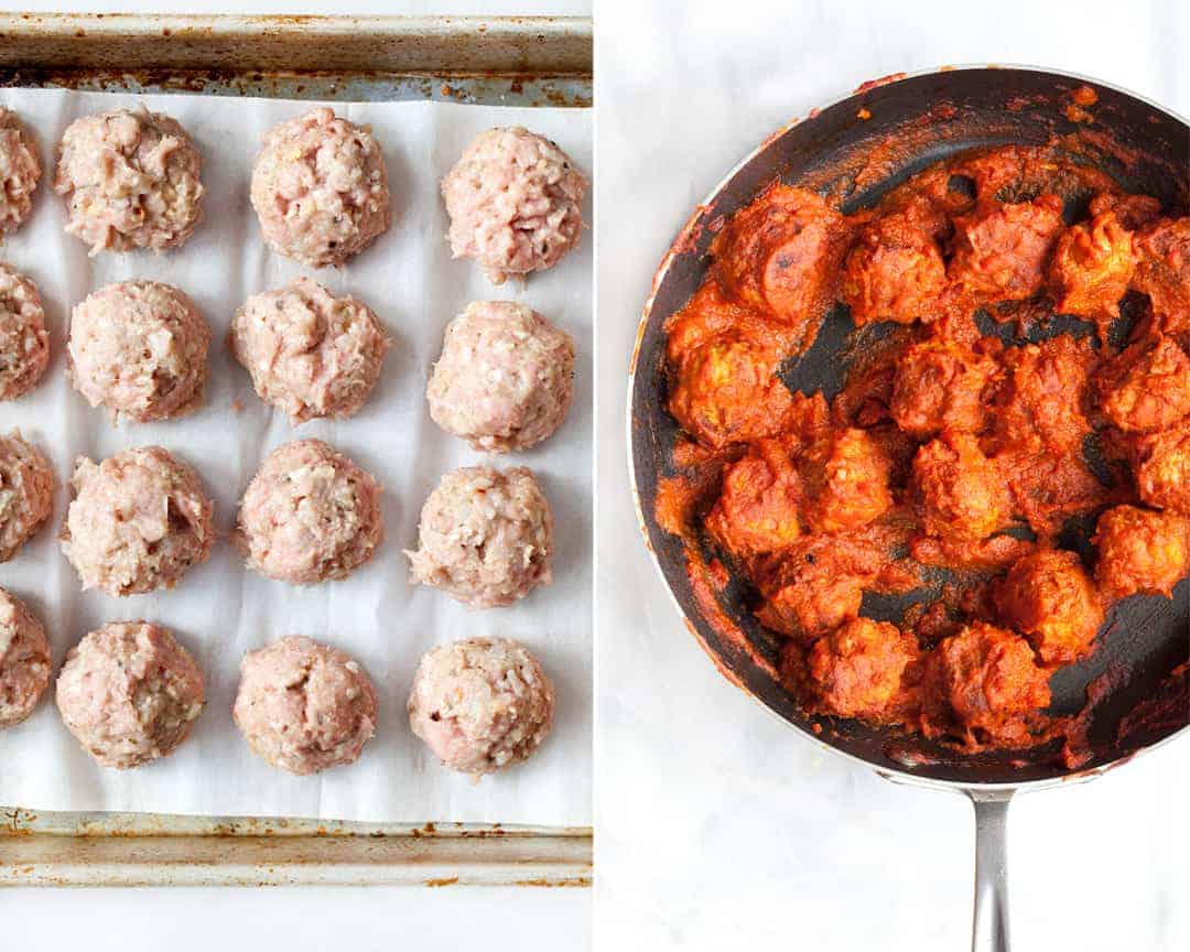 Spaghetti and Turkey Meatballs One Easy Dinner