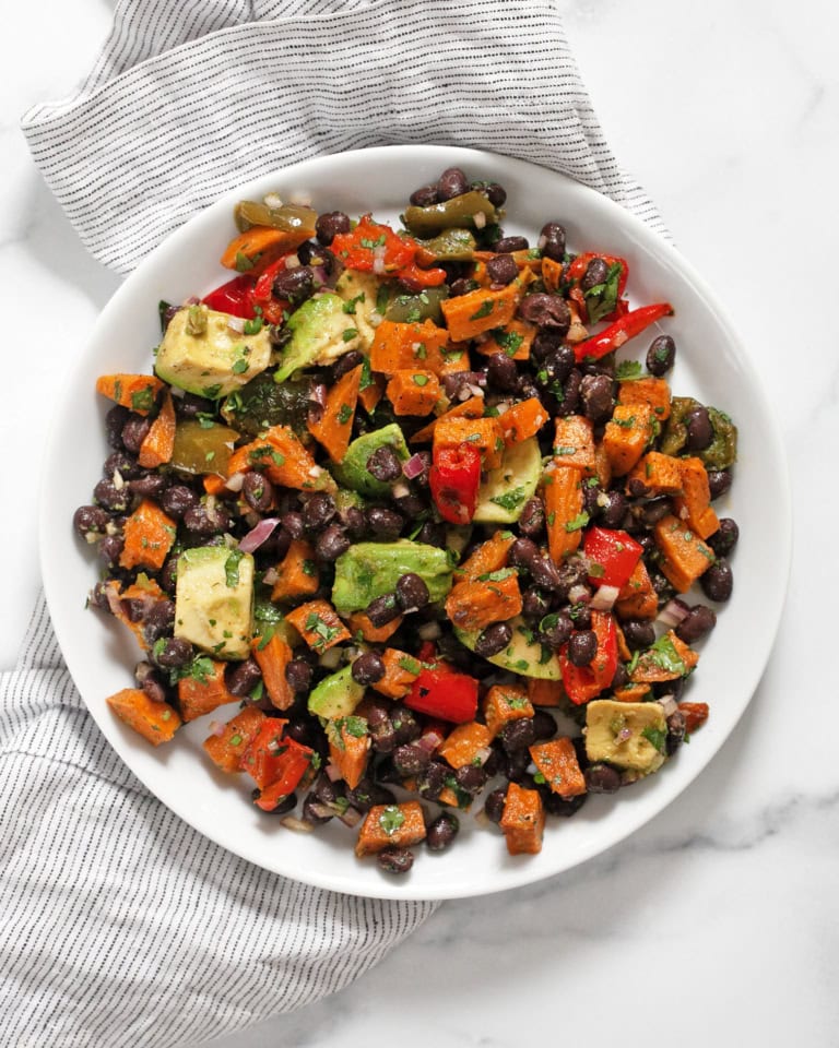 Roasted Sweet Potato Salad with Black Beans - Last Ingredient