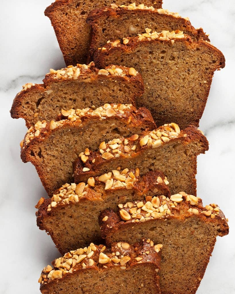 Crunchy Peanut Butter Banana Bread