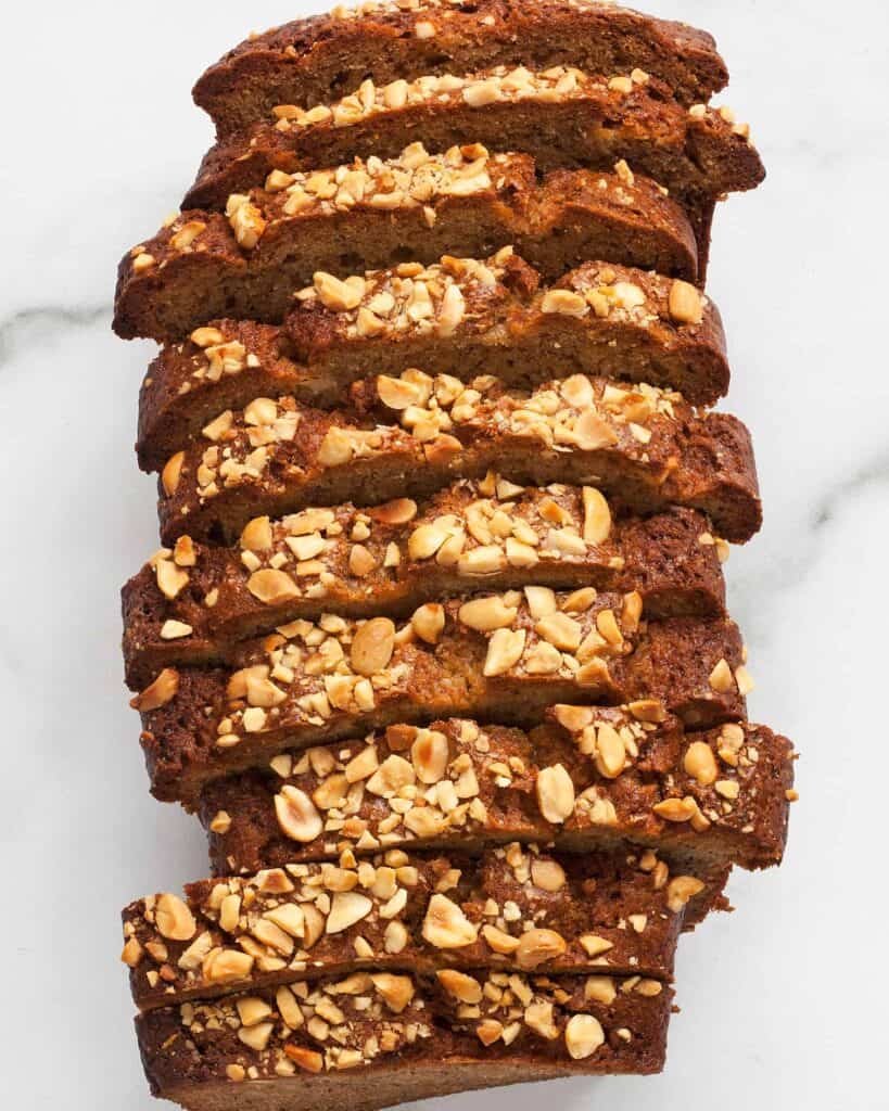 Crunchy Peanut Butter Banana Bread