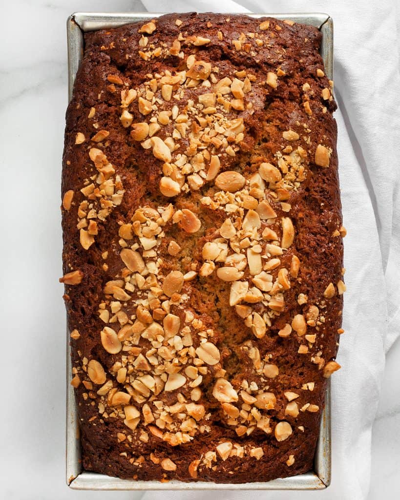Crunchy Peanut Butter Banana Bread