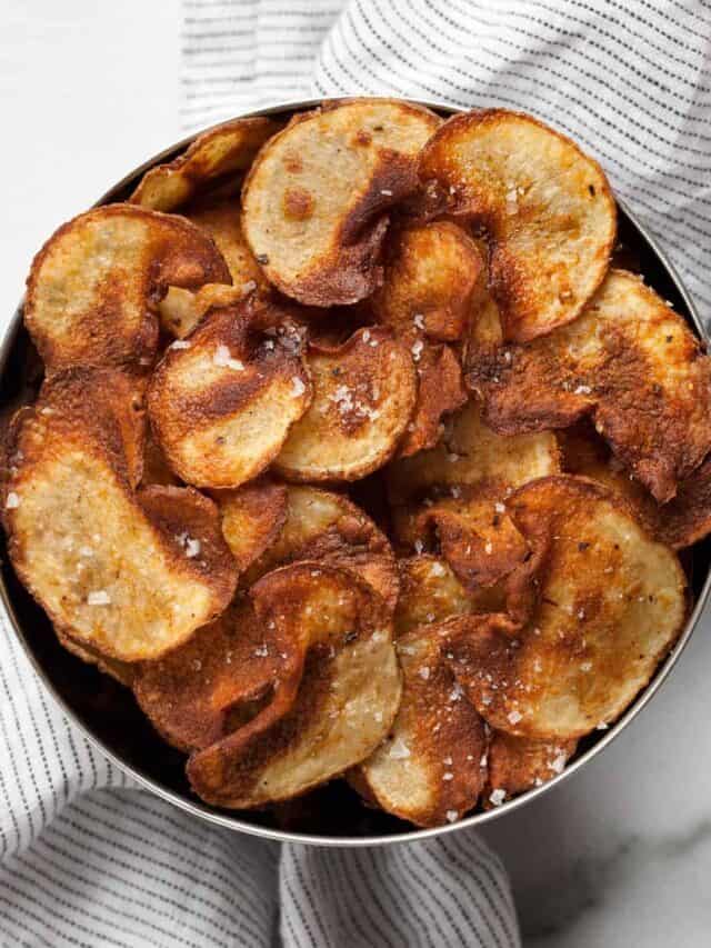 Oven-Baked Potato Chips