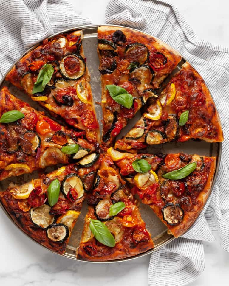 Best Roasted Veggie Pizza Recipe - Last Ingredient