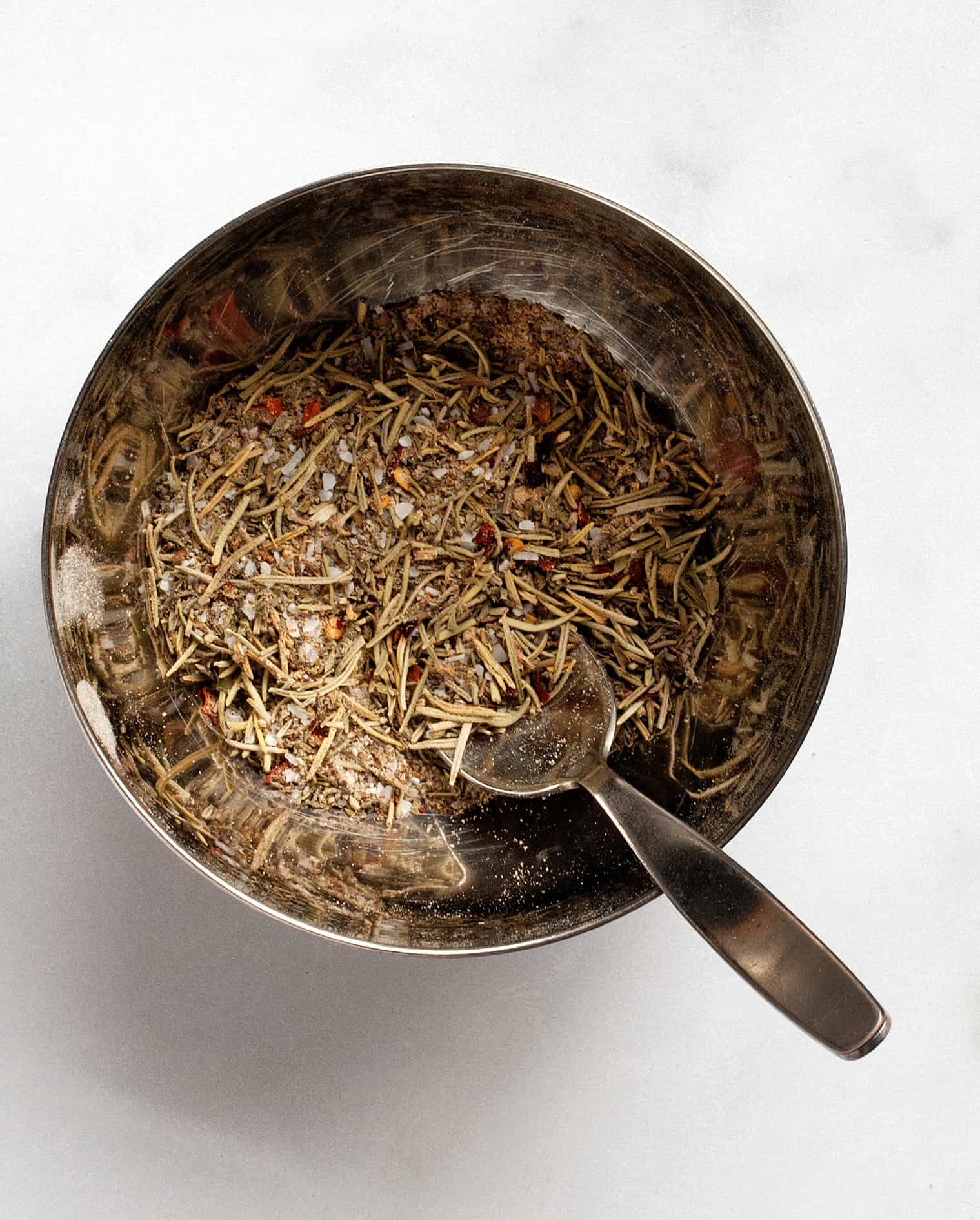 Turkey spice rub in a bowl