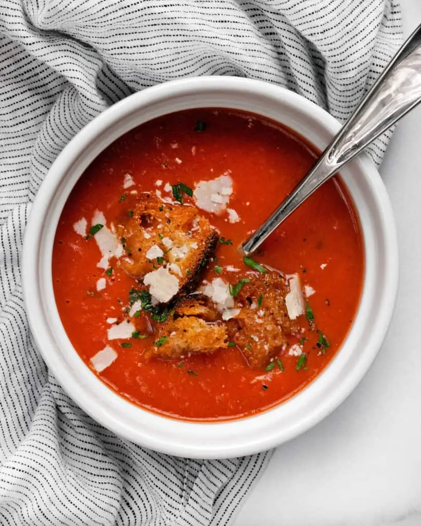 Tomato soup from canned tomatoes