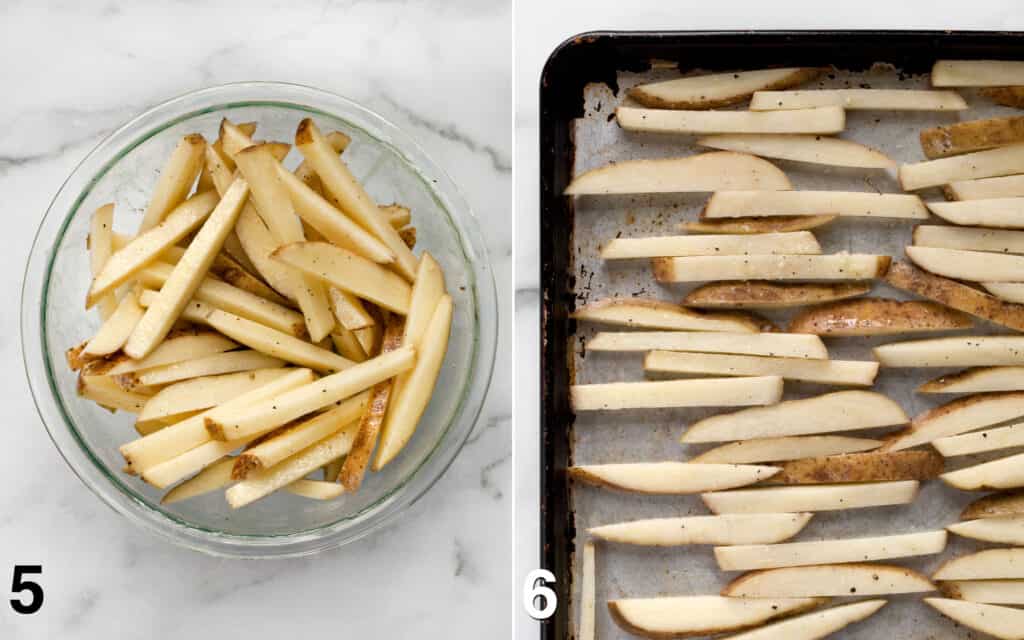 Easy Baked Garlic Fries (Oven Fries) Last Ingredient