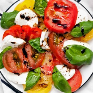 Caprese Salad with Balsamic Syrup