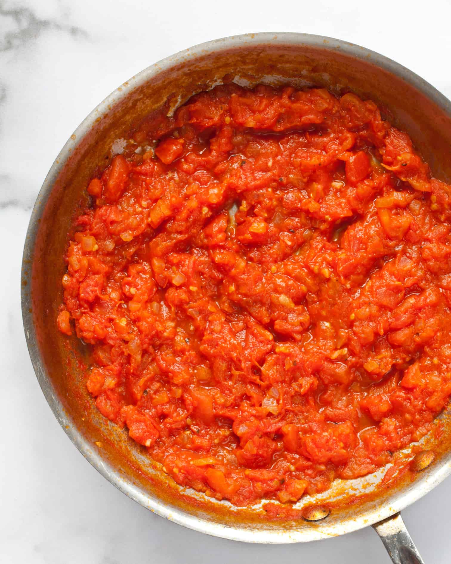 Fresh Tomato Sauce with Roma Tomatoes Last Ingredient