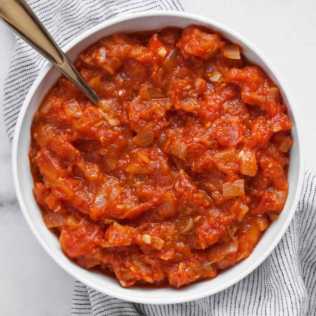Fresh Tomato Sauce with Roma Tomatoes Last Ingredient