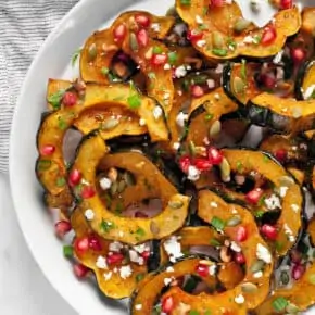 Roasted Maple Glazed Acorn Squash