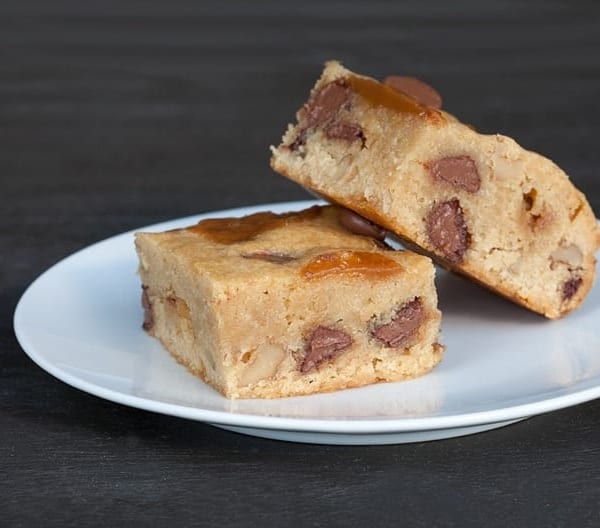 Malted Milk Blondies