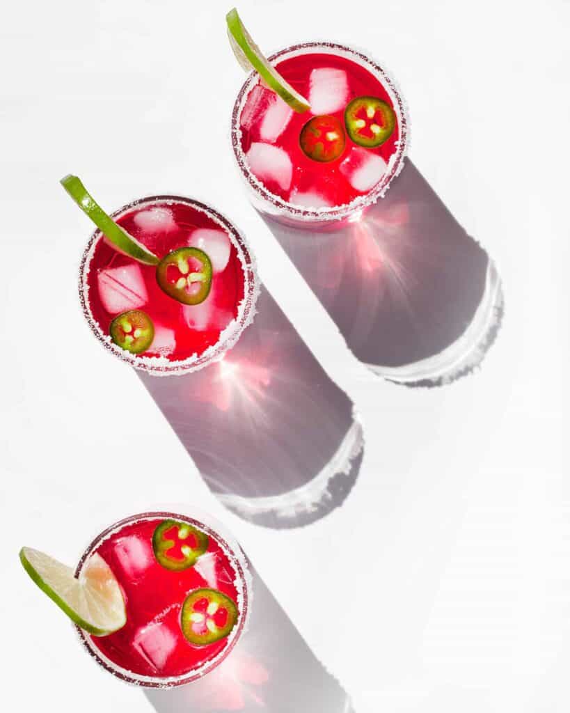 Pomegranate Margaritas