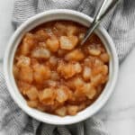 Fruit compote in a bowl.