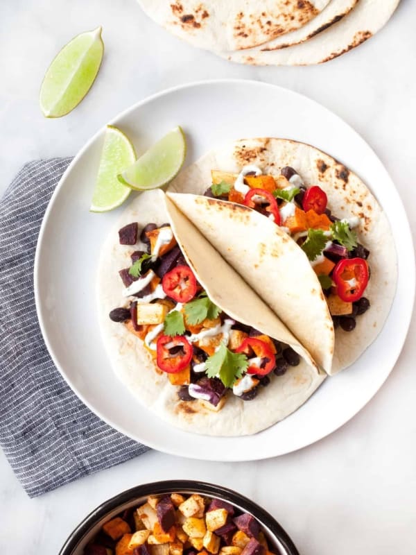 Root Vegetable Tacos