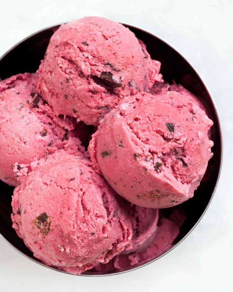 Black Raspberry Chip Ice Cream