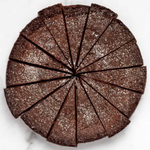 15-Minute Chocolate Cake Sliced