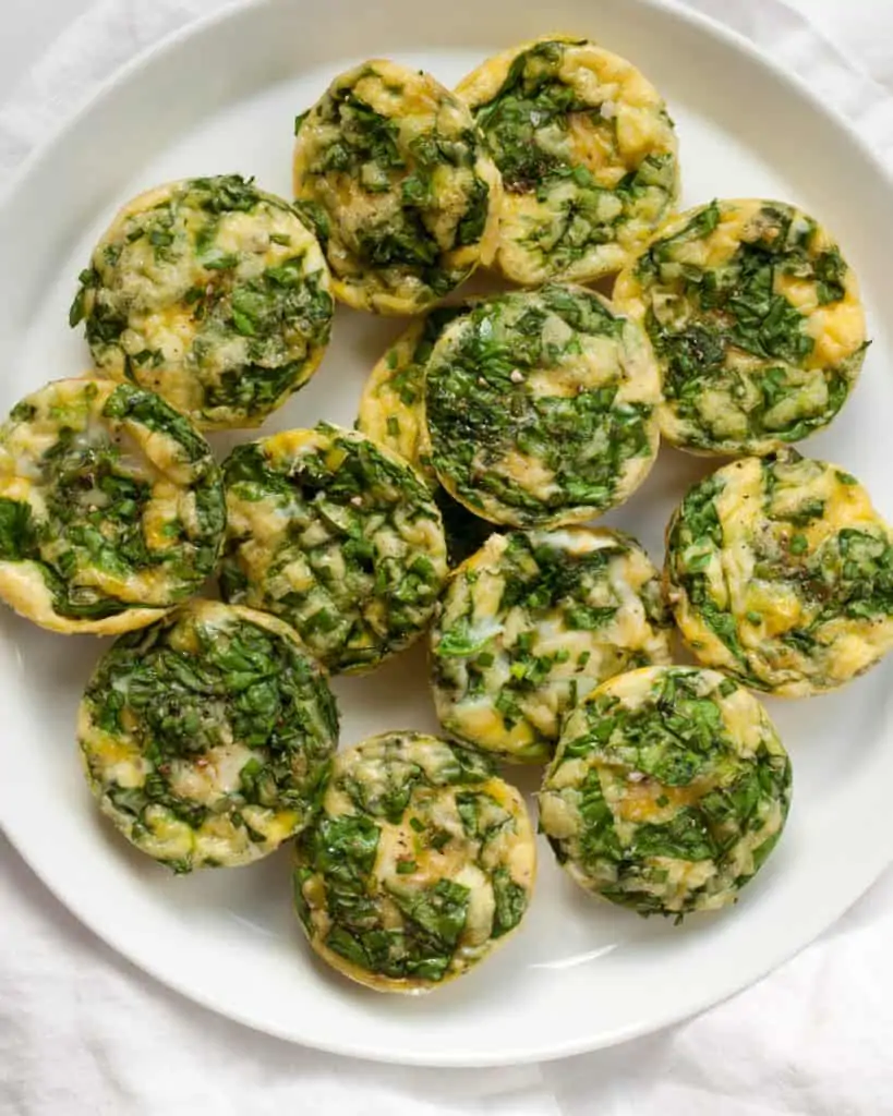 Mini Spinach Frittatas