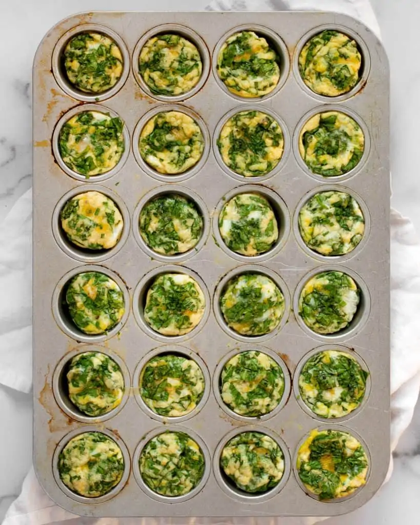 Mini Spinach Frittatas