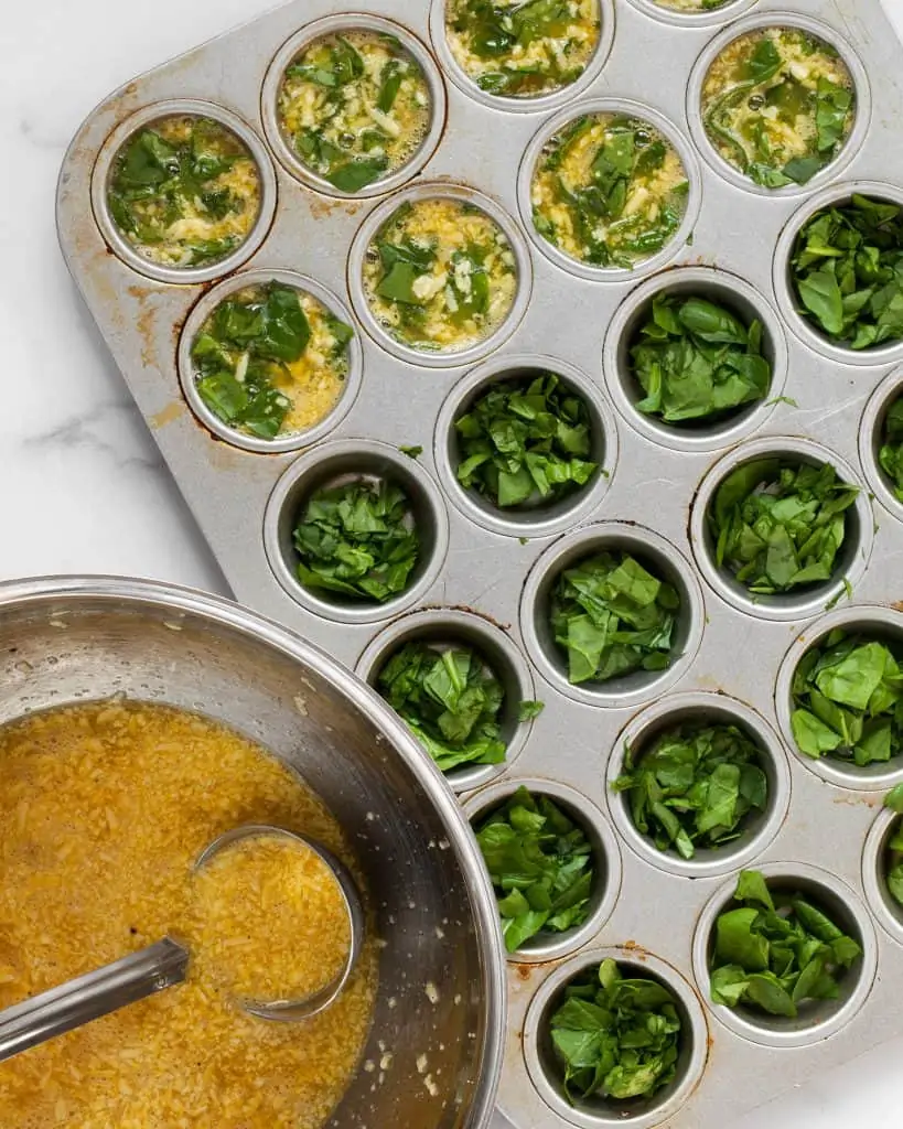 Mini Spinach Frittatas