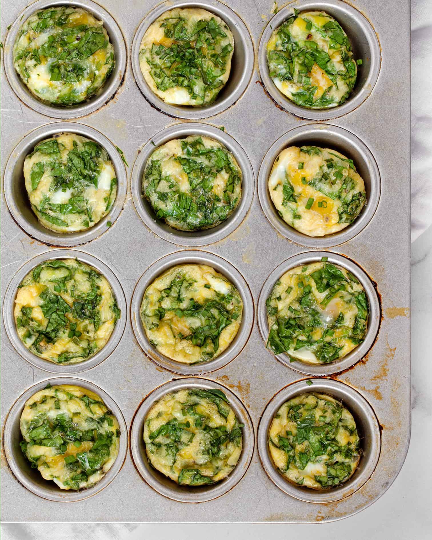 Mini Spinach Frittatas with Parmesan | Last Ingredient