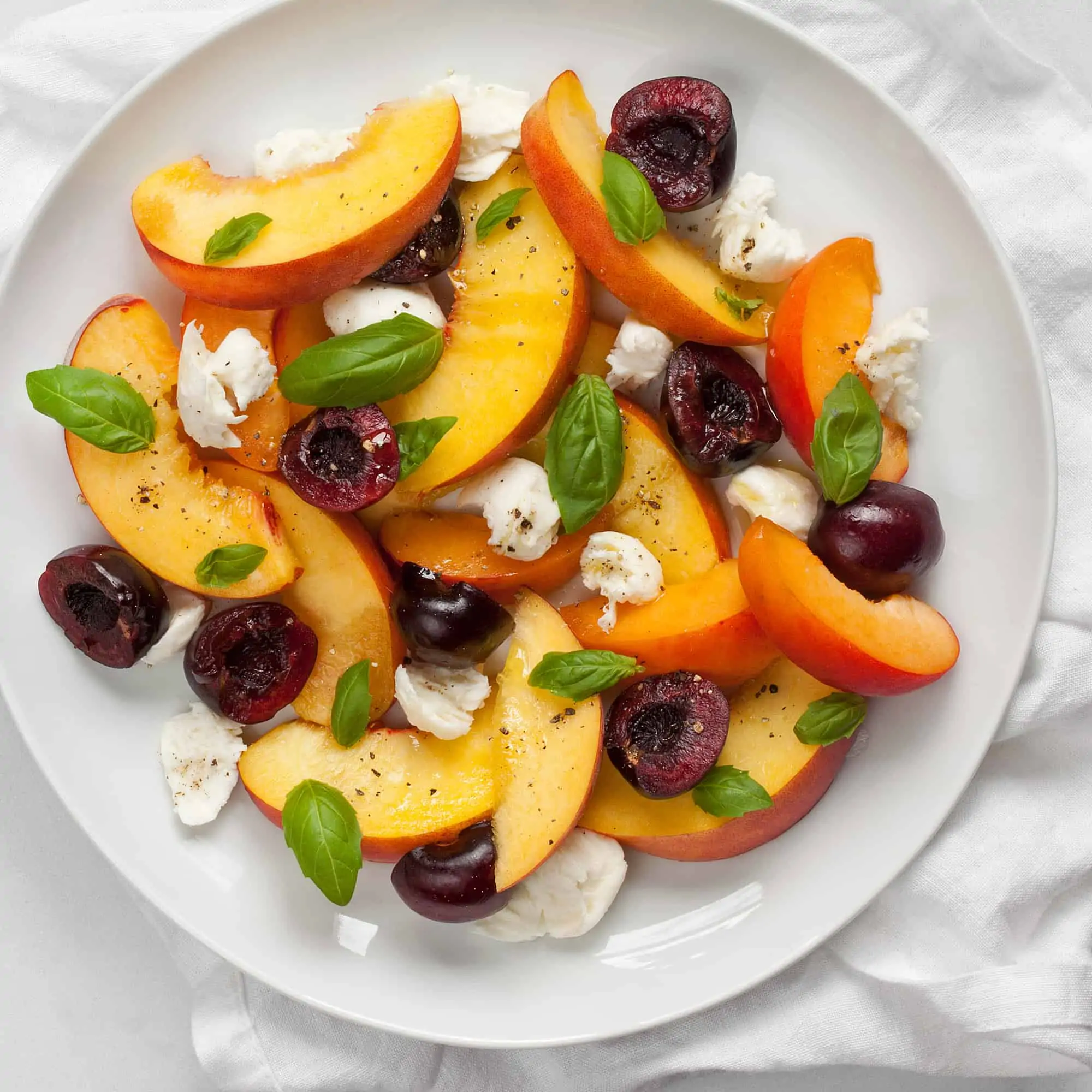 Stone Fruit Caprese