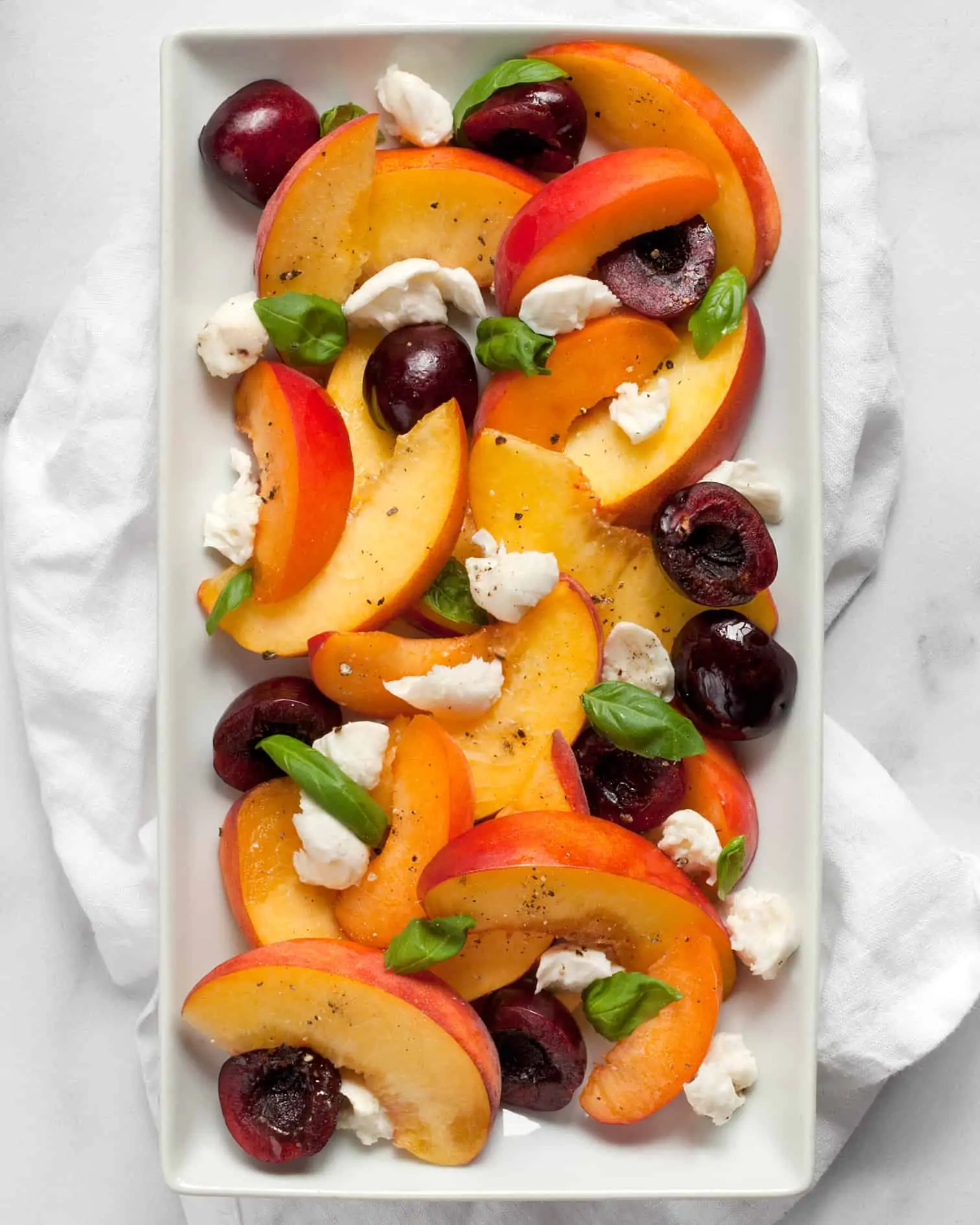 Stone Fruit Caprese
