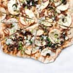 Caramelized Onion Apple Grilled Pizza