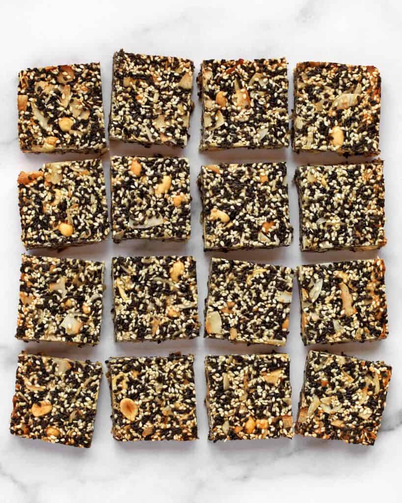 Sesame Peanut Bars