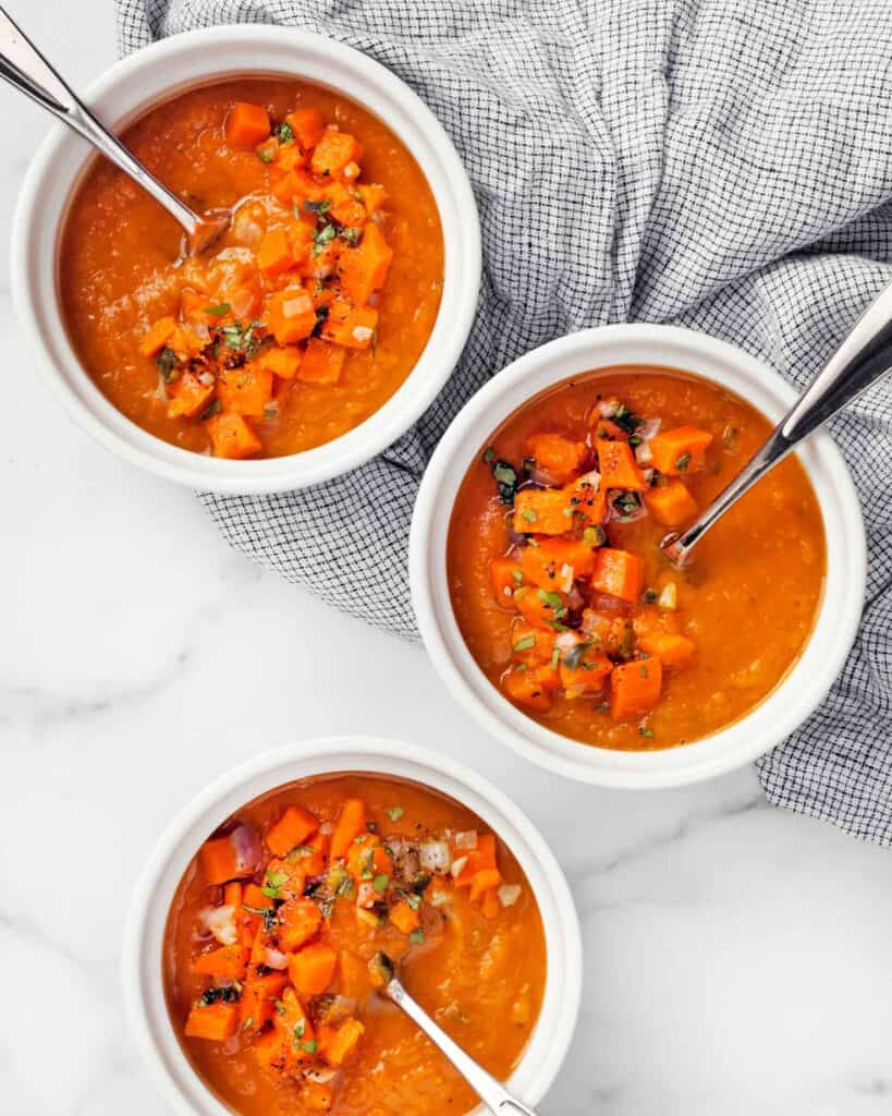 Sweet Potato Poblano Soup