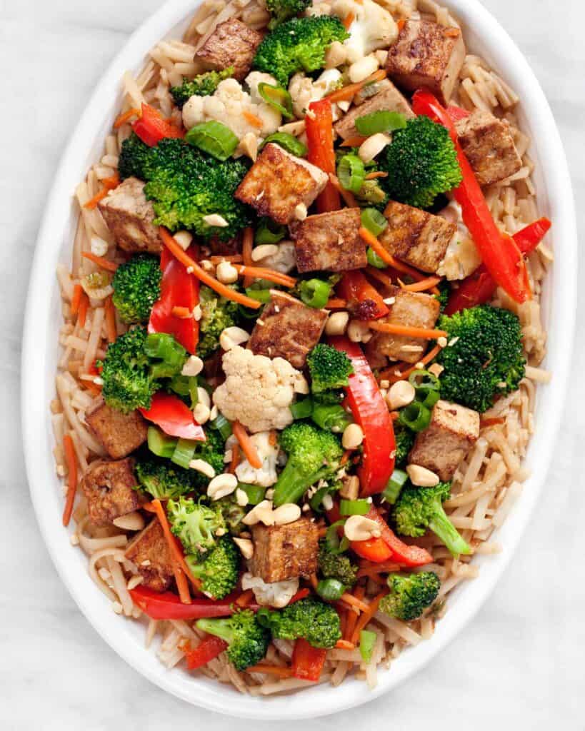 Mixed Veggie Tofu Stir-Fry