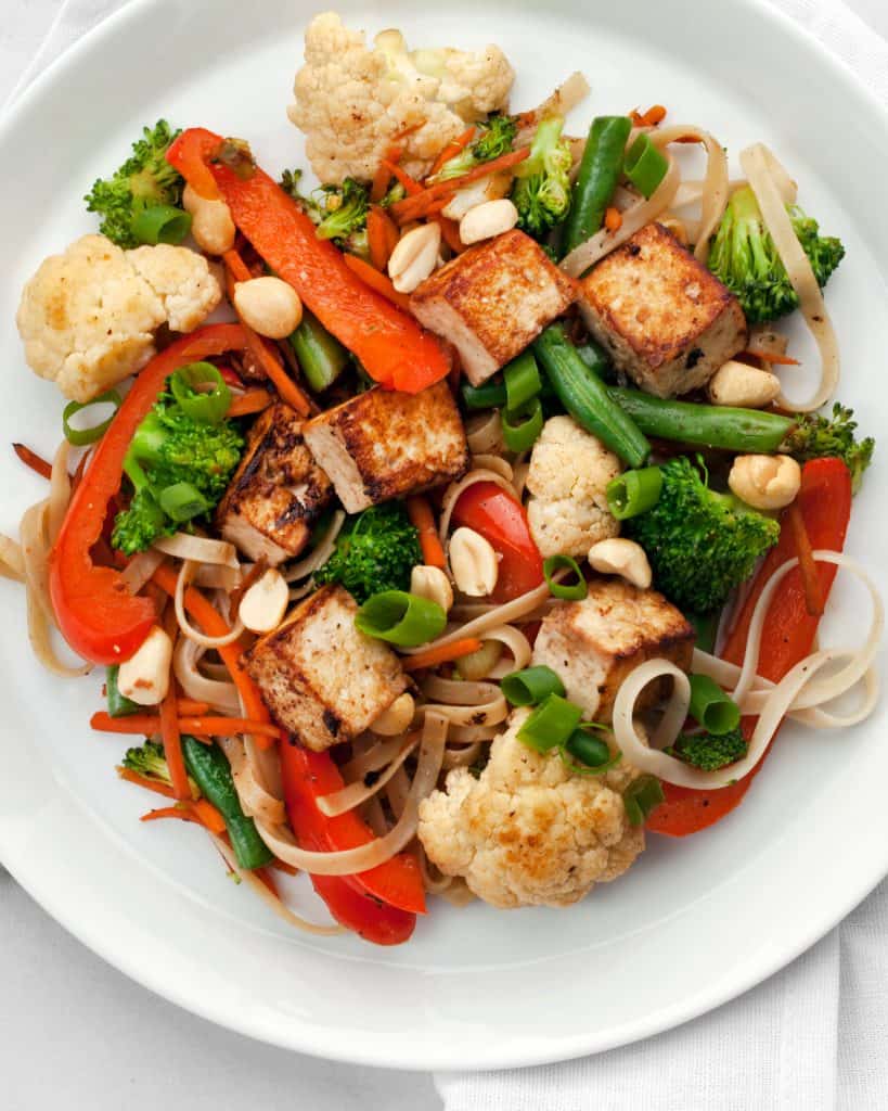 Mixed Veggie Tofu Stir-Fry