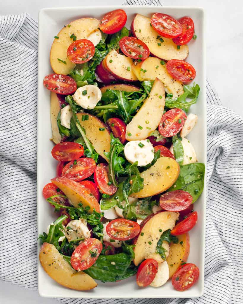 Peach Tomato Salad