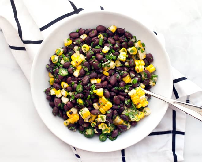 Spicy Black Bean Salad Last Ingredient