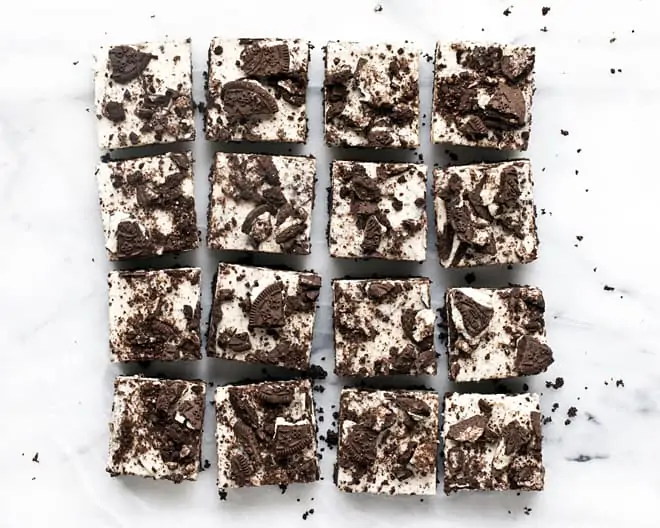 No-Bake Cookies and Cream Bars