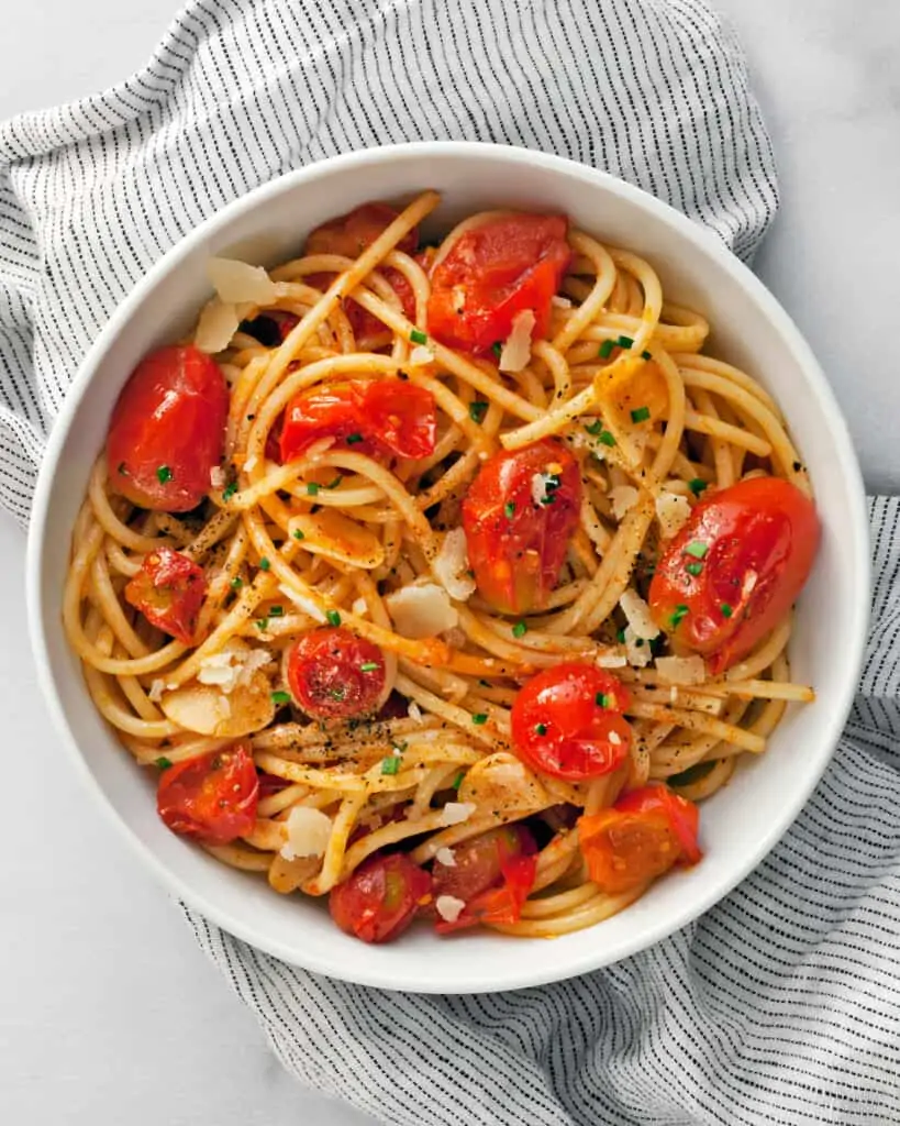 Burst Tomato Pasta
