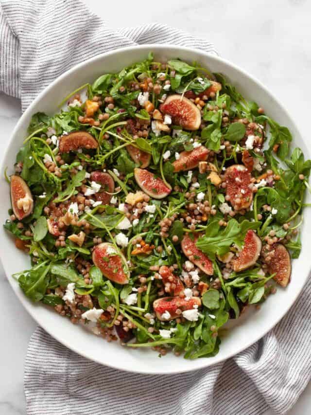 Fresh Fig Salad with Couscous Last Ingredient