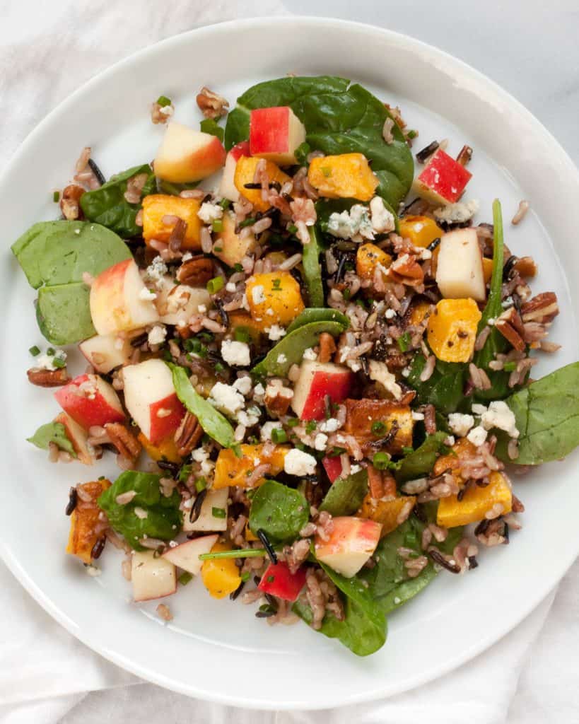 Pumpkin Wild Rice Salad with Apples | Last Ingredient