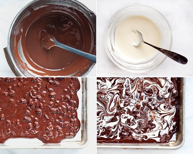 Marbled Chocolate Bark