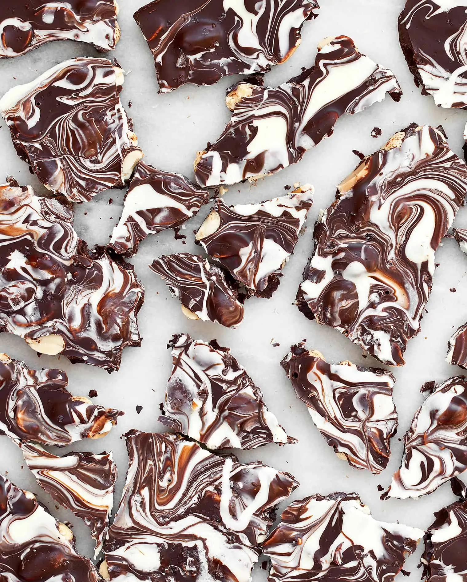 Marbled Chocolate Bark