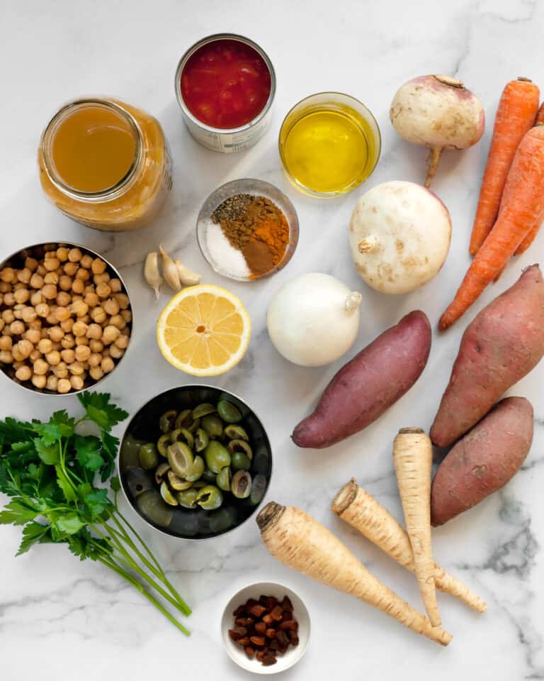 Root Vegetable Tagine with Sweet Potatoes and Carrots Last Ingredient