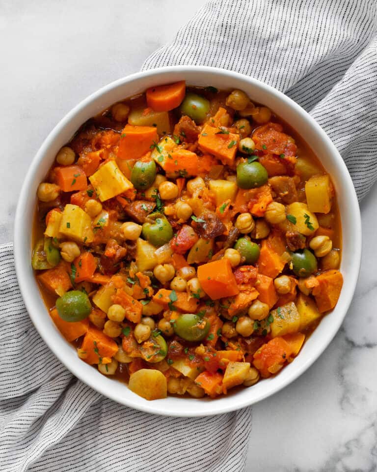 Root Vegetable Tagine with Sweet Potatoes and Carrots Last Ingredient