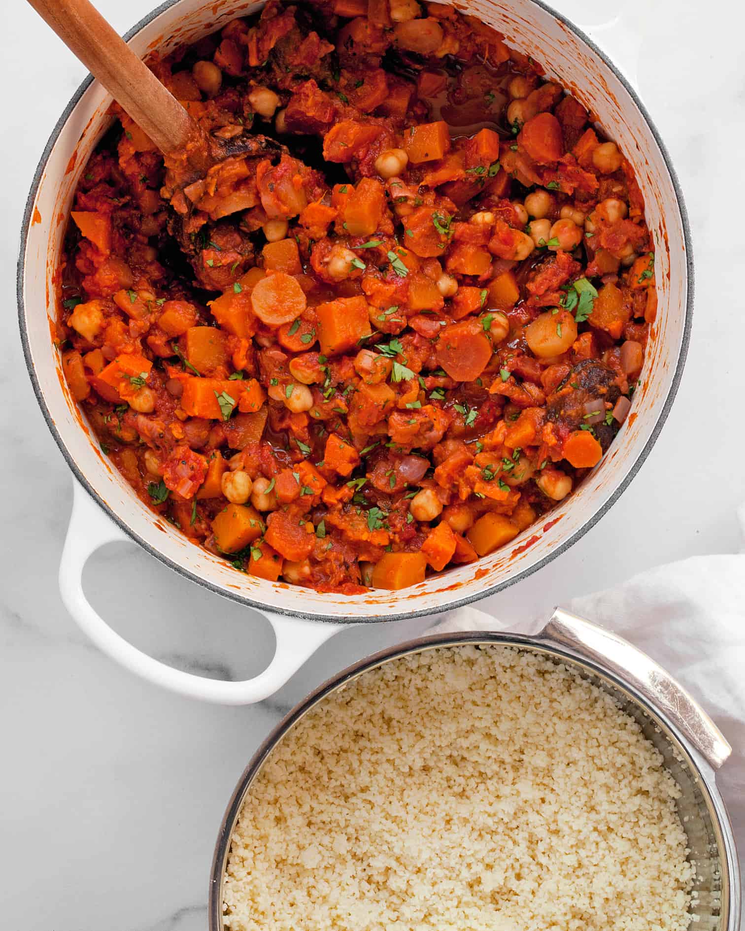 Root Vegetable Tagine with Sweet Potatoes and Carrots | Last Ingredient