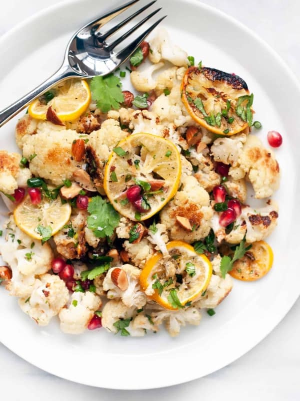 Roasted Cauliflower Meyer Lemon Salad