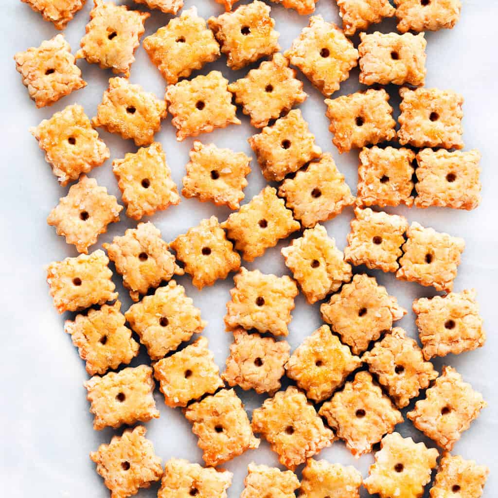 Homemade Cheese Crackers