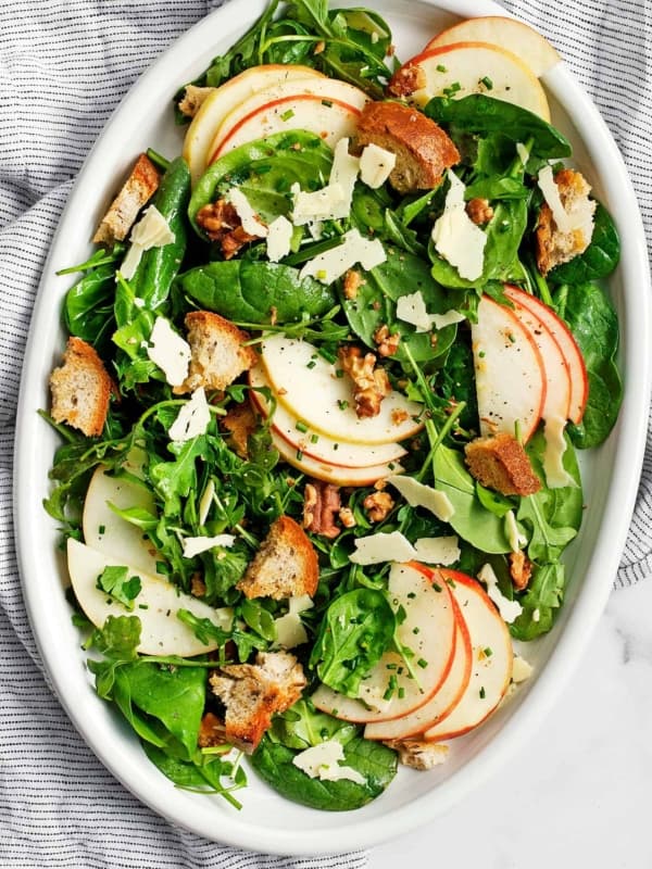 Apple Walnut Rye Salad